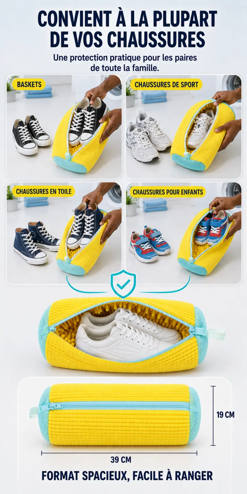 Sac de Lavage pour Chaussures (E-BOX) – section 5